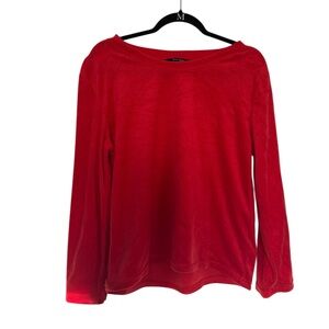 Just Love Vibrant Red Long Sleeve Top